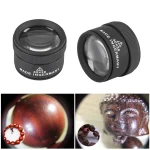 30X 36mm Magnifying Glass K9 Optical Lens Handheld Loupe for Watch Coin Stamp Jewelry Inspection 2