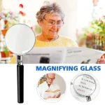 10X Professional Magnifying GlassJewelry Reading Magnifying Glass Loupe For Reading Jewelry Coins Stamps Senior Kids Senior Read 4