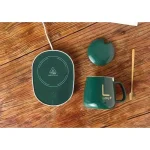 2025 warm and insulated coffee cups ceramic constant-temperature cups 55 degree warm ceramic cup with Jiapin mug gift box sets 4