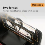 10X Magnifying Headband Glasses LED Illuminated Loupe Adjustable Size Reading Optivisor for Close-Up Work 4