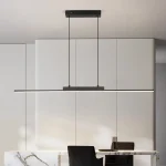 Pendant Lights Modern Simple Dining Room Lights For Kitchen Long Chandelier Living Room Pendant Lamp Home Decoration Lighting 2