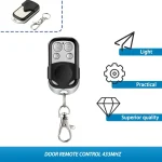 1PCS 433MHZ 4 Buttons Clone Fixed Learning Rolling Code Universal Garage Door Opener Remote Control Duplicator Garage 6