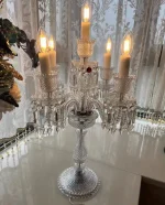 Modern Table Lamp Crystal Desk Lamp Nordic Standing Lamps Living Room  Luminaria Tripot Lamps deco salon Stand light 2