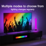 RGB Pickup Light Music Rhythm Lights Upgraded USB Rechargeable Model Christmas Decoration Desktop RGB Light Bar Music Rhythm 4