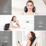 Back Massager Neck Massager with Heat 3D Kneading Massage Pillow for Relax Neck Back Shoulder Legs Gifts for Men Women Mom Dad 5