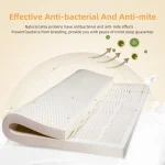 100% Thailand natural latex mattress with cover natural rubber pure mattress 1.5m/1.8m bed thickened home dormitory cushion mats 3