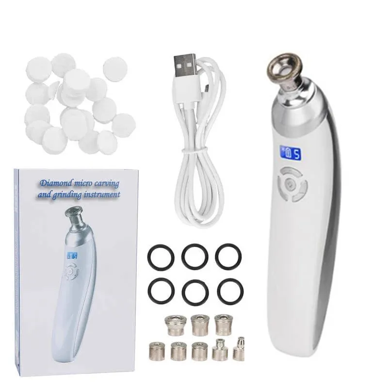 Handheld Diamond Microdermabrasion Machine Blackhead Removal Facial Skin Care Beauty Device Diamond Dermabrasion Machine Tips Handheld Diamond Microdermabrasion Machine Blackhead Removal Facial Skin Care Beauty Device Diamond Dermabrasion Machine Tips