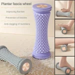 Foot  Roller Yoga Massage Ball Plantar Fascia Roller Muscle Relaxation Care Plastic Manual Foot Massager 6