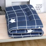 Dormitory 3-6cm Thickened Foldable Mattress Topper  Breathable Soft Mattress Pad Cover for Student Rental Apartments Single Bed 3