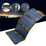 1pc USB  Folding Solar Panel Portable Flexible Small Waterproof 5V Folding Solar Panels Cells For Mobile Phone Battery Charger