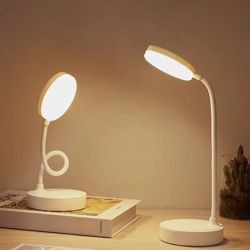 USB Plug-in Portable LED Desk Lamp - 3 Color Stepless Dimming Eye Protection Bedroom Bedside Table Light USB Plug-in Portable LED Desk Lamp - 3 Color Stepless Dimming Eye Protection Bedroom Bedside Table Light