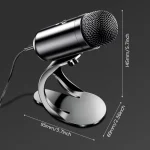 Professional Wired Condenser conference Microphone gooseneck desktop High voice quality Mic Computer Gaming USB Microphone 6