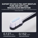 2021 XIAOMI MIJIA T700 Sonic Electric Toothbrush Teeth Whitening Ultrasonic Vibration Oral Cleaner Brush Smart APP LED Display 4