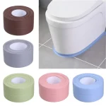 1pc Bathroom Waterproof Wall Stickers Sealing Tapes PVC Adhesive Sealing Strips Sink Edge Tape Kitchen Bathroom Accessories 6