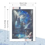 5D Diamond Painting Landscape Full Round Drill Mosaic Fantasy Paintings For Interior 30x40cm 2