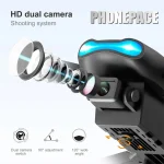 E99 Folding Drone Quadcopter Remote Control Handle Four Axis Aircraft HD 4K Photography UAV Altitude Fixation 4