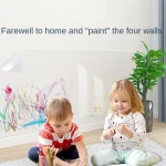 3/5/10m Transparent Electrostatic Protective Film Self Adhesive Oil Proof Wall Sticker Wallpaper Waterproof Film Home Decor 4