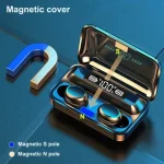 New Bluetooth Headphones 9D Stereo High Bass Sport Earphones Handfree Touch Control Tws Wireless Earbuds Waterproof Headset 2