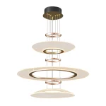 Living Room Chandeliers Restaurant Hanging Lamp Kitchen Pendant Lights Aluminum Chandeliers Villa Ceiling Led Chandelier 5