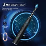 Seago Electric Toothbrush USB Rechargeable Adult 360 Days Long Battery Life IPX7 4 Replacement Heads Travel Box  SG-575 2