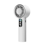 Summer Portable Ice Compress Handheld Turbo Fan 3 Wind Speeds Adjustable Mini Personal Fan Battery Operated Electric Fan