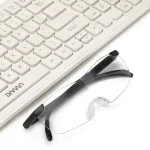Reading glasses with professional 250-degree magnification, portable magnifying loupe with 160% magnification included as a gift 4