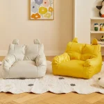 Multicolor Small Sofa Chair 43*40*30cm Fabric Art Children's Sofa High Elastic Foam Sponge Skin Friendly Baby Reading Lazy Sofa 5