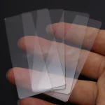 5Pcs 1mm Thickness Cavity Glass Coverslips Single Concave Microscope Glass Slides Reusable Laboratory Blank Sample Cover Glass 2