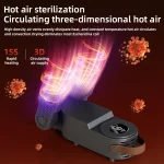 New 150W High Power Foldable Electric Shoe Dryer with Intelligent Timer Fast Drying Socks Glove Boot Heater Household Shoe Dryer 3