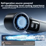 Xiaomi 2025 Hanging Ice Pack Handheld High-speed Fan Folding 100 Speed Infinitely Adjustable Fan Portable For Outdoor Neck 4