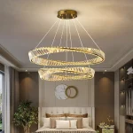Dining Ceiling Hanging Lamp American Crystal Chandelier Light For Kitchen Island Modern Led  Pendant Lights Living Room 4