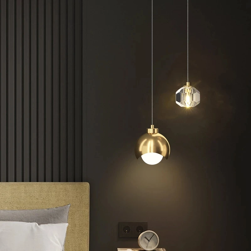 Nordic Luxury Crystal LED Chandelier Double Head Long Line Hanging Lamp For Home Decor Restaurant Bar Bedroom Pendant Lights Nordic Luxury Crystal LED Chandelier Double Head Long Line Hanging Lamp For Home Decor Restaurant Bar Bedroom Pendant Lights