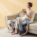Extra Soft Flannel Blanket Thickened Nap Air Conditioning Blanket 3