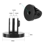 Aluminum Tripod Adapter for Monopod Mount For Go Pro 13 12 11 10 9 8 7 Insta 360 X5 X4 ACE PRO 2 DJI Action 4 6 5 Pro OSMO 360 4