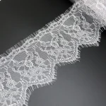 (3 meters/roll) 140mm White Black Lace Fabric Webbing Clothing Accessories Lace Material Handmade DIY Ribbon 3