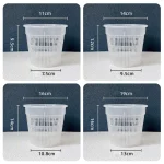 11/14/16/19cm Mesh Pot Root Control Transparent Flowerpot for Flower Breathable Growth Container Drainage Hole Orchid Pot 5