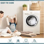 100% Waterproof Mattress Covers Protector Adjustable Bed Fitted Sheets With Elastic Band Single Double King Size 140/160/180x200 6