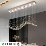 Modern Pendant Ceiling Lamps Suspension Lighting Living Room Pendant Lamp for Kitchen Over the Table Crystal Chandelier Pendants 2