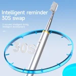 Electric Toothbrush Mental Thin Brush Body Specially for Women Pure Wisdom Beauty Soft DuPont Bristle 4