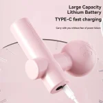 2025 New USB Mini Massage Gun Fascia Machine Muscle Relaxation Vibrating Gun Rod Massage Fitness Equipment Neck Grab Fascia Gun 4