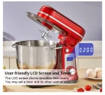 BioloMix Kitchen Food Stand Mixer, Blender, Quiet Motor, Cream Egg Whisk, Whip Dough Kneader, 6-Speed, 1200 W, 6 L, DC 2