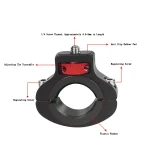 1/4 Screw Metal Cycling Bike Mount Motorcycle Handlebar Holder for GoPro 13 12 11 10 9 8 Insta360 X5 X4 DJI Osmo Action 6 4 5 5