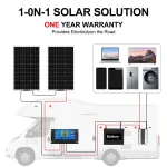 DOKIO 18V 100W/200W/400W Flexible Solar Panels Waterproof Monocrystalline Solar Panel Camping RV Home Charge 12V 2