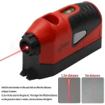 Mini Portable Laser Level Vertical Horizontal Laser Line Projection Measuring Tools Vertical Spirit Level Tool Laser Level 6