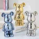 17/27/cm Aesthetic Bear brick Ceramic Staute Teddy Bear decor action figure Sculptures Ornament for room Home Decoration Crafts 3