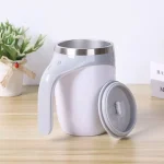 Lazy Coffee Stirring Cup Auto Stirring Cup Magnetic Rotating Electric Milk Cup Mark Cup 304 Stainless Steel 2