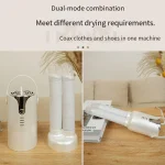 1 mini portable dryer with a small cloth bag to meet the needs of clothes of all sizes, equipped with a telescopic tube to dry s 4