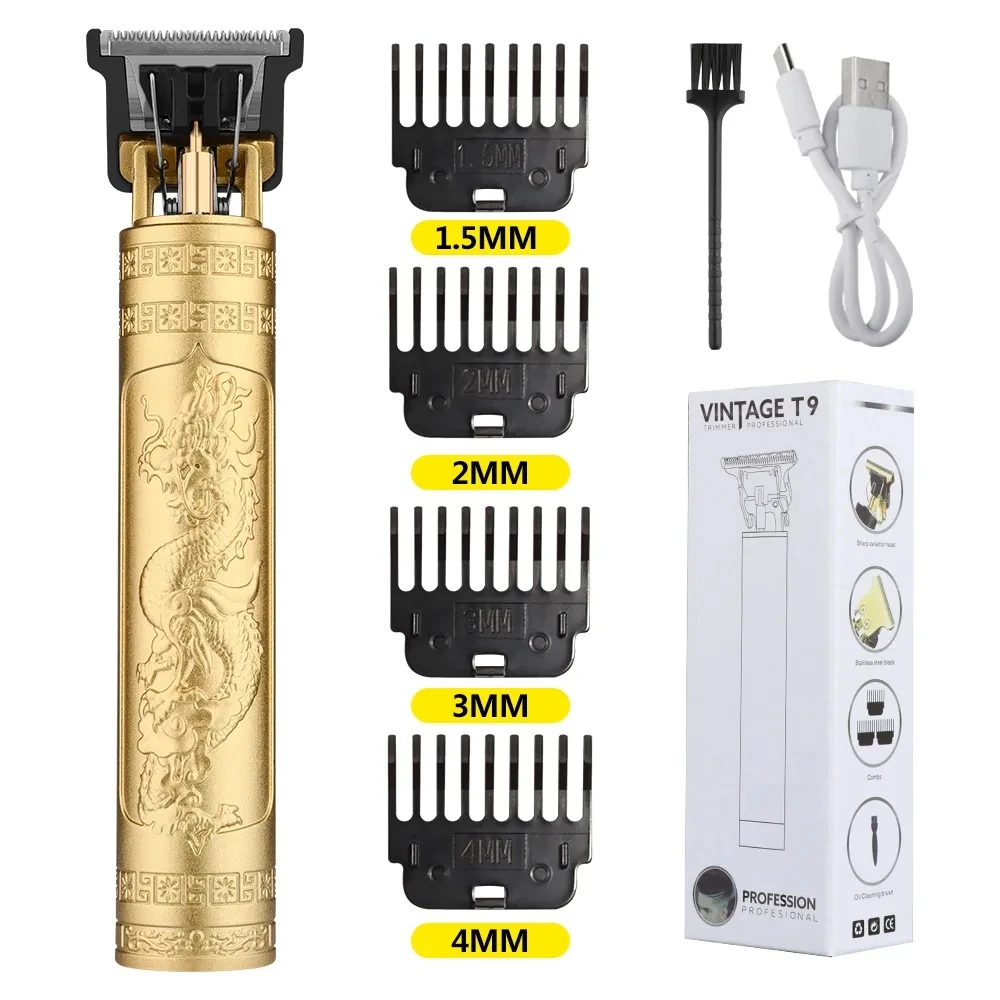 Retro T9 Original Haircutting Machine Set Jackets Trimmer Men's Electric Shaver Male Lence Pro Barber Shaver for Sensitive Areas Retro T9 Original Haircutting Machine Set Jackets Trimmer Men's Electric Shaver Male Lence Pro Barber Shaver for Sensitive Areas