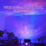 USB Galaxy Projector Aurora RGB 5V Night Lights Auto Rotating Sound Activated DMX Remote Control Home Theater Room Decorations 4