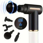 Portable Fascia Gun Vibration Massage Gun For Body Neck Back Deep Muscle Relaxation Fitness Slimming One Head 6